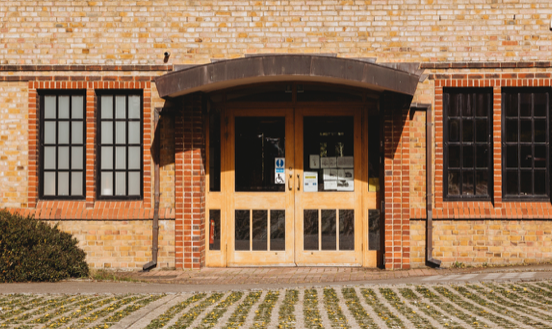 Image of the entrance to the Studio